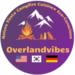 sleek logo design with campfire and cats transparent